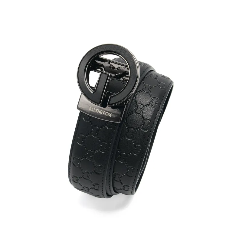 ALI THE FOX Cow Leather Belts Unisex 3.5CM-1