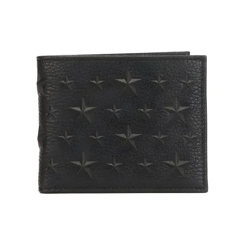 Jimmy Choo Calfskin Wallet Men's Black