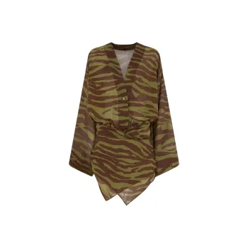 The Attico SS25 Long Sleeved Dress Women's