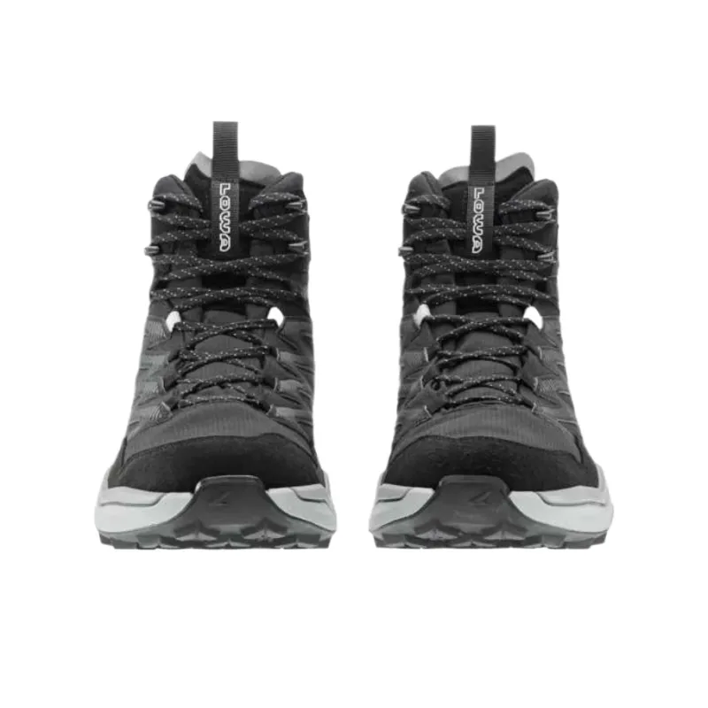 Lowa Maddo Waterproof And Breathable Mid Top Hiking Shoes Men's Black-2