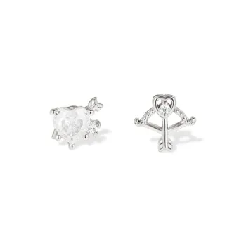 UX S925 Silver Stud Earrings Women's