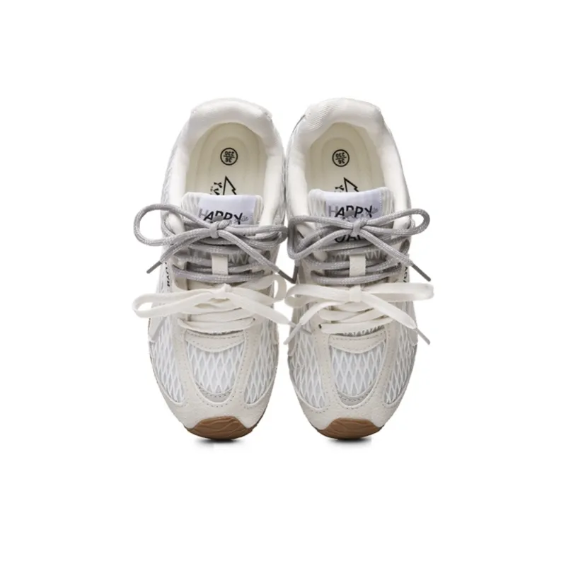 The New Age Family Low Top Skateboard Shoes Women's Beige-2