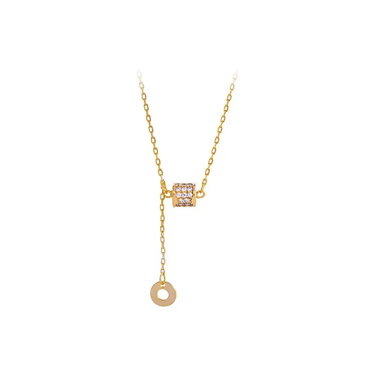 MAXTHINK S925 Silver Necklaces Women's Gold/Silver-0