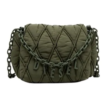 DIESEL Polyamide Shoulder Bag Trumpets Women's Dark Green