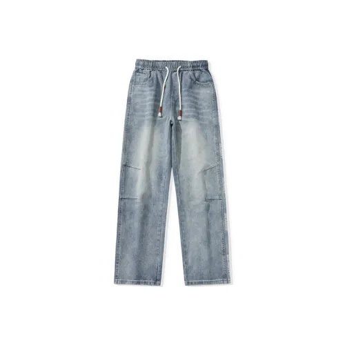 SNOW FLYING Jeans Men Light Blue