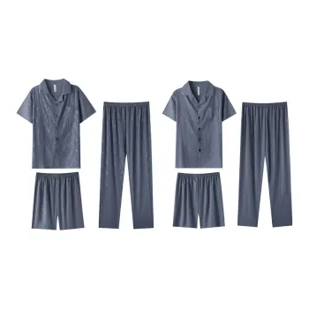 Cotton Gene Pajama Set Men's Combo Set