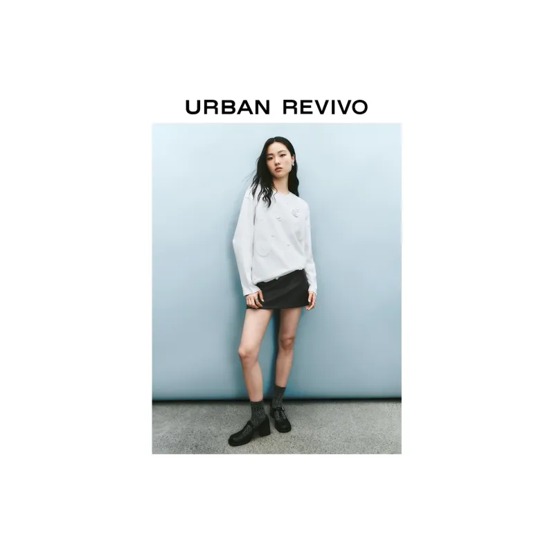URBAN REVIVO T Shirts Women's White-1