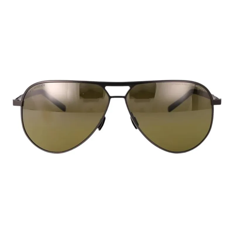 JULIUS Metal Aviator Sunglasses Women's Black-1