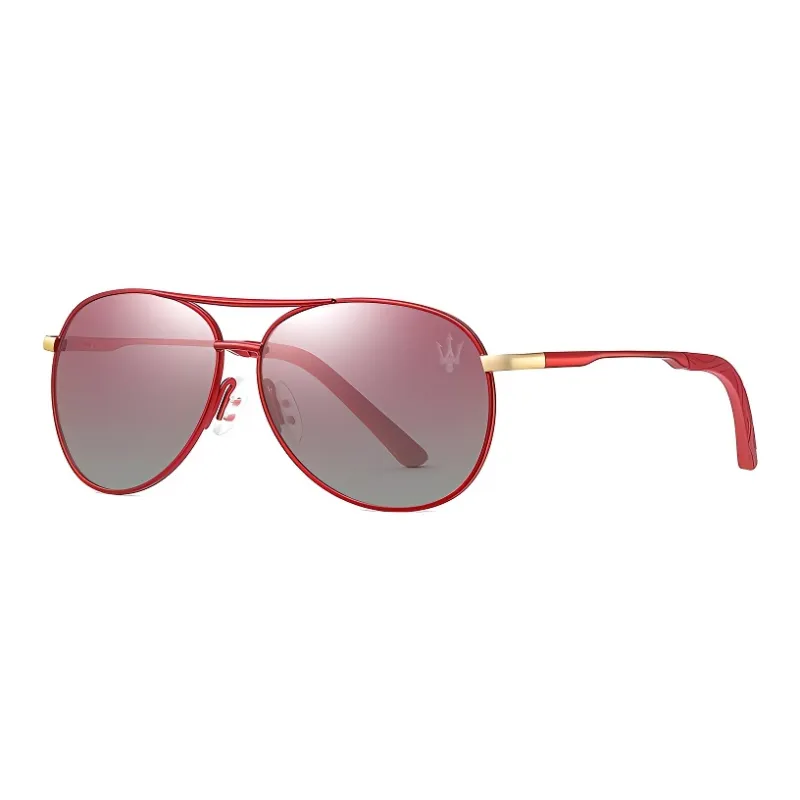 Maserati Metal Aviator Sunglasses Unisex-0
