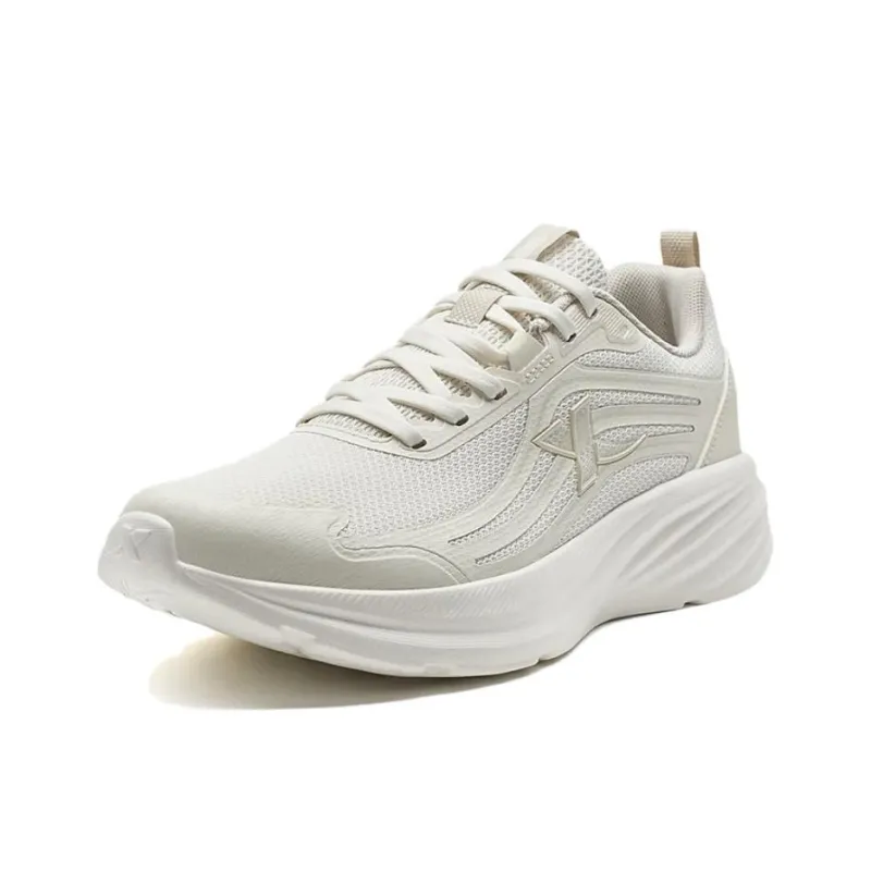 XTEP Coverage Slip Resistant Low Top Casual Running Shoes Women's White-1
