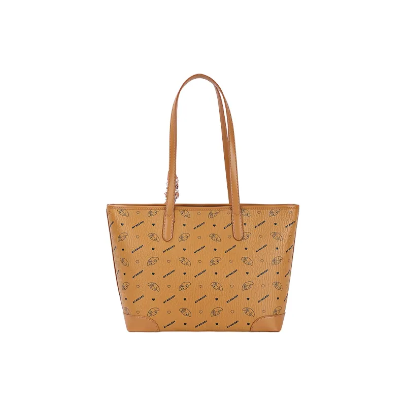 MESUCA ×Sanrio Collaboration Melodi Synthetic Leather Tote Handbag, Shoulder Bag Women's-10