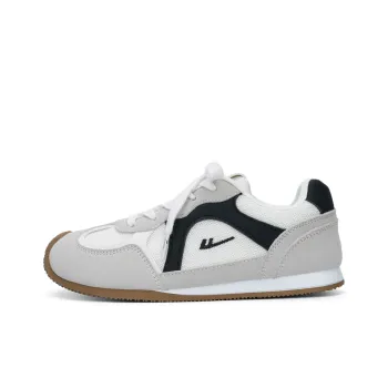 Warrior Abrasion Resistant Slip Resistant Low Top Casual Shoes Women's Light Gray Beige Black