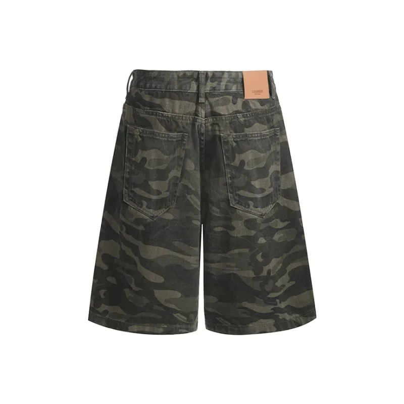 YearnObtainRainbow Denim Shorts Unisex-1