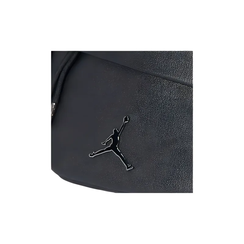 Jordan Leather Crossbody Bag, Fanny Pack Unisex Black-4