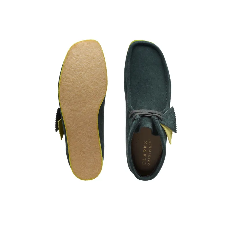 Clarks Wallabee Ankle Boots Men's Green-6