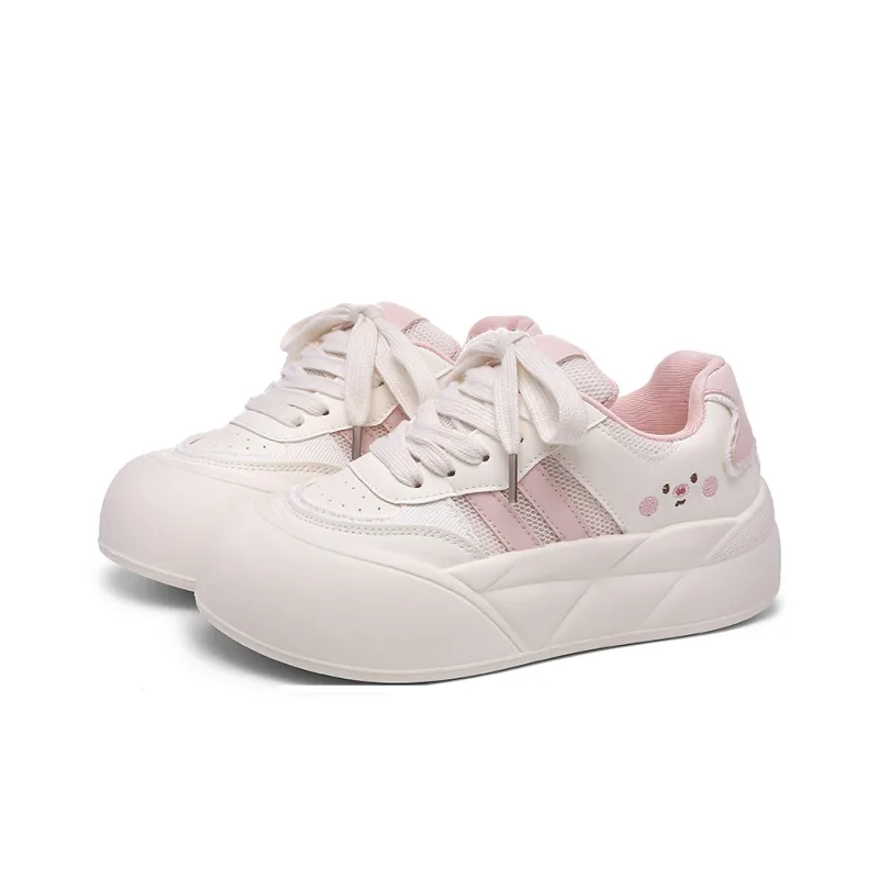 Cob Abrasion Resistant, Lightweight, And Breathable Low Top Skateboard Shoes Women's-1