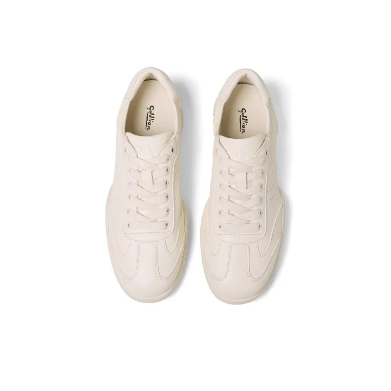 GOLDLION Low Top Casual Shoes Women's Ecru-3