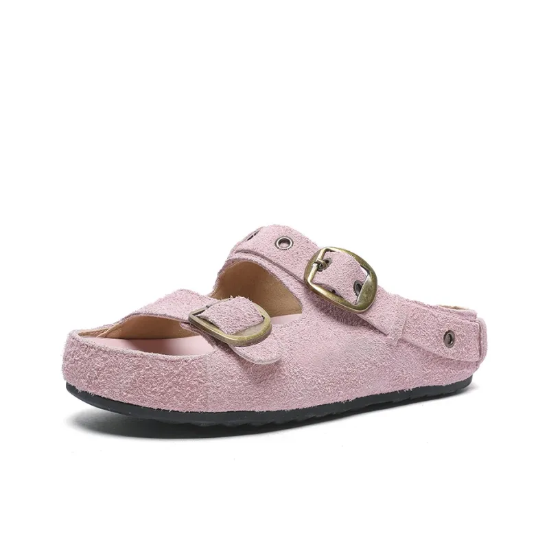 APRHE Rubber Sole Slip Resistant Abrasion Resistant Slide Slippers Women's-10