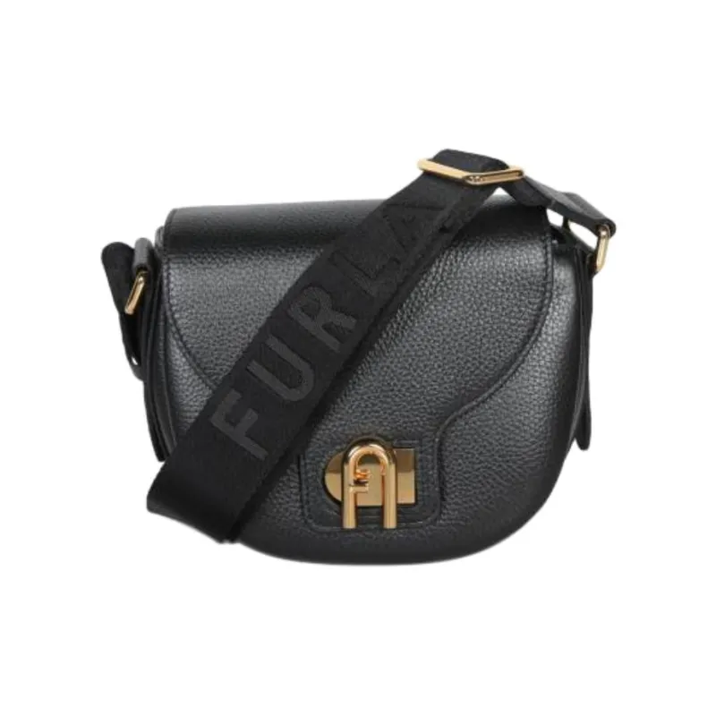 Furla Leather Shoulder Bag Mini Women's Black-0