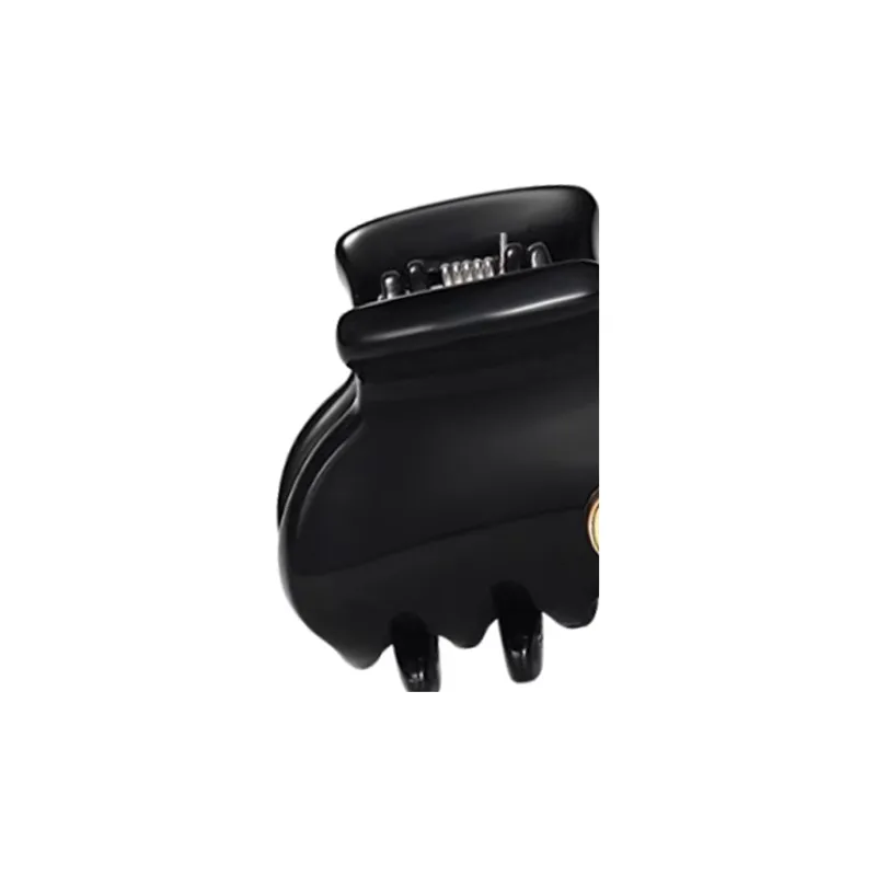 EVITA PERONI Acetate Plate Hair Clips Women's Black-1