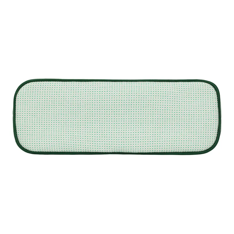 HERMES Bolide Crazy H Cotton Storage Bag Medium Size Women's Cloud White & Mint Green-3