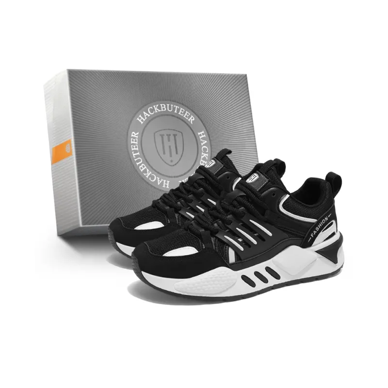 HACKBUTEER Low Top Chunky Sneakers Men's Box Included-5