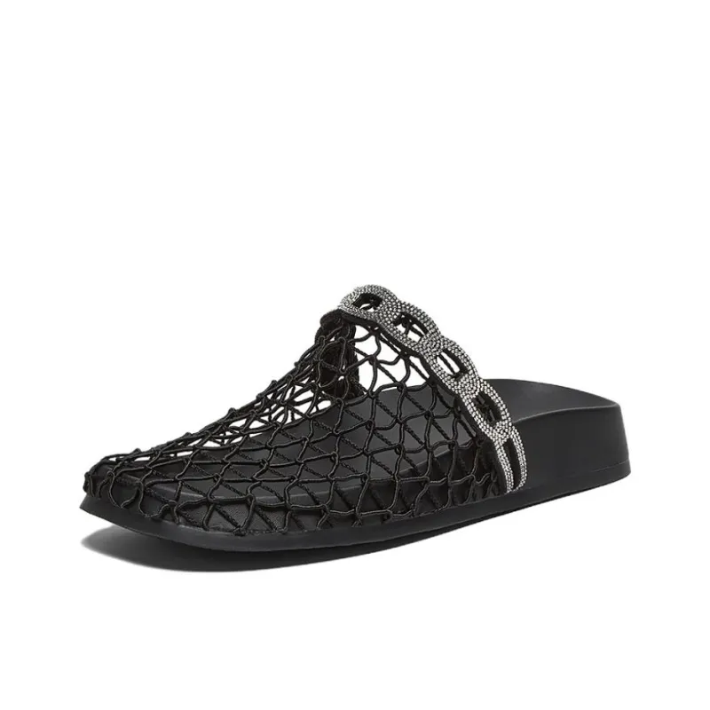BASTO Quiet Closed Toe Slippers Women's Black-1