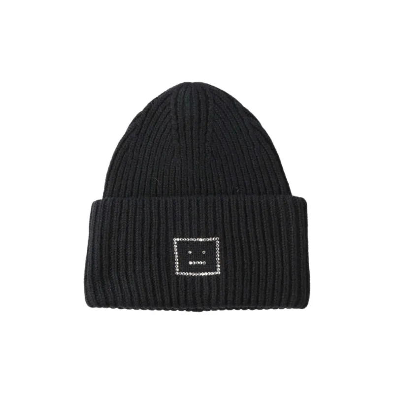 Acne Studios Beanies Unisex Black-0