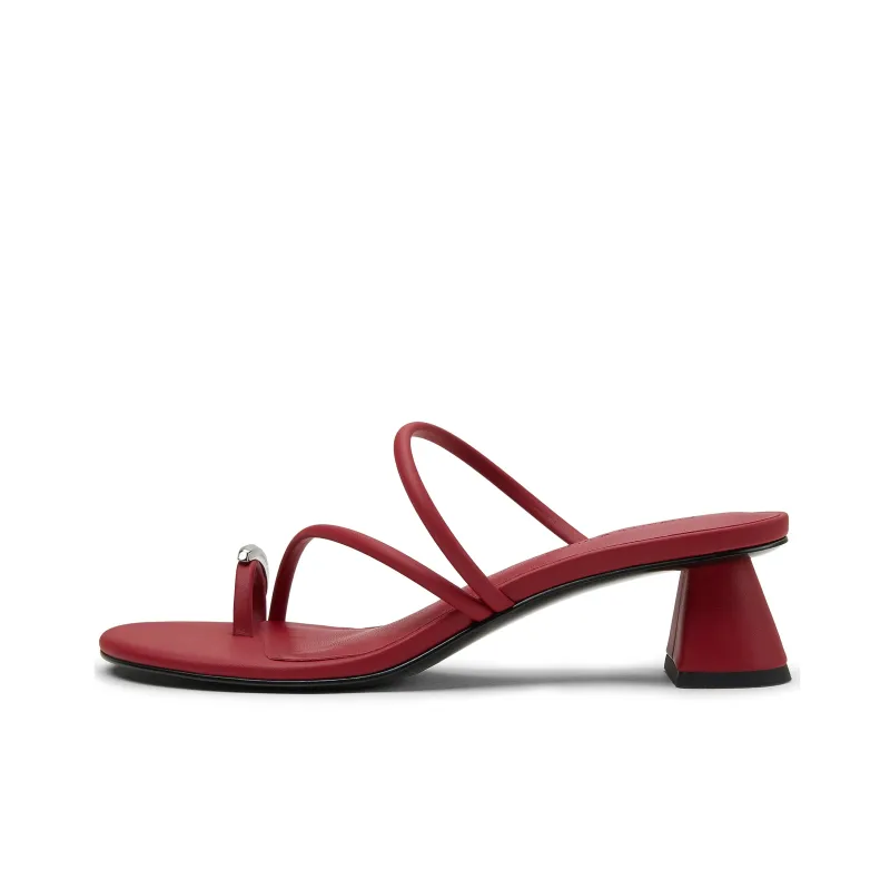 CHARLES&KEITH Composite Sole Slide Slippers 5cm Women's-6