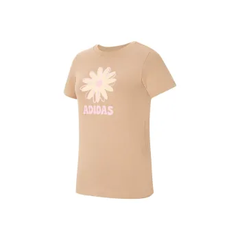 Adidas SS25 T Shirt Women's Warm Sand