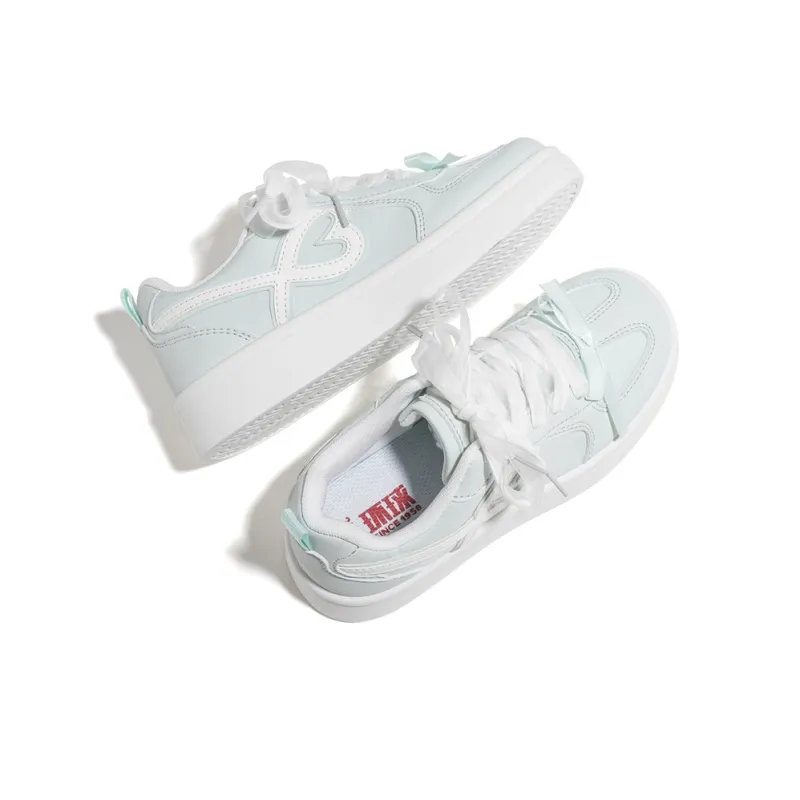 HUANQIU Abrasion Resistant Lightweight Height Increasing Low Top Skateboard Shoes Women's-9