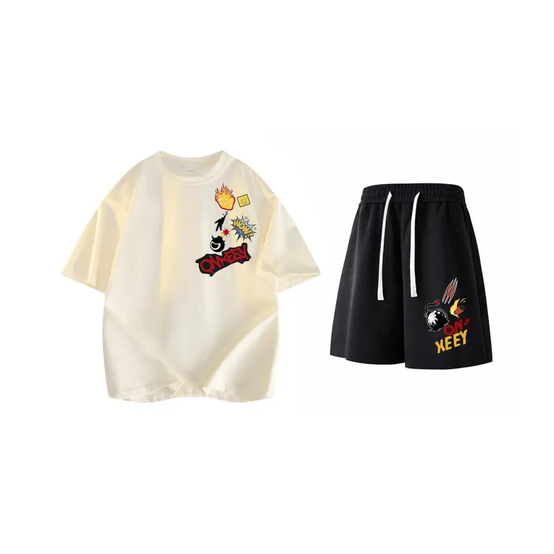 Qnxeey Casual Sportswear Unisex-4