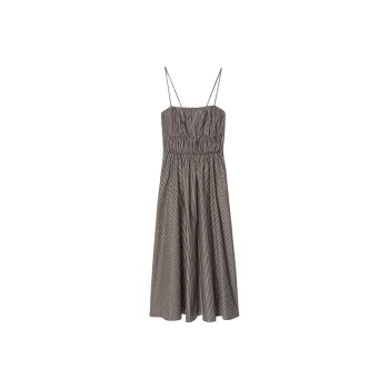 COS Slip Dresses Women's Brown/Stripes