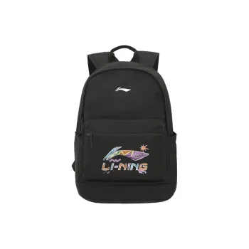 LiNing Polyester Backpack Unisex Black