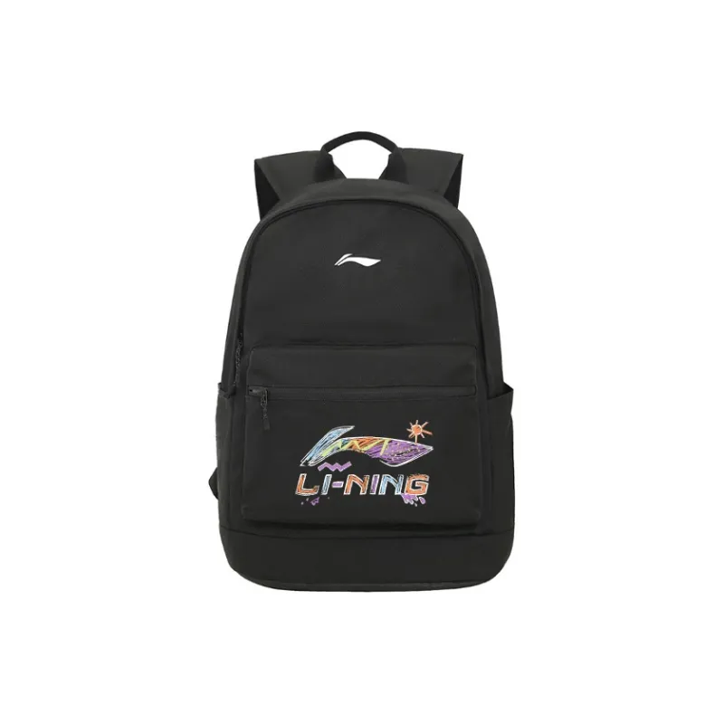 LiNing Polyester Backpack Unisex Black-0