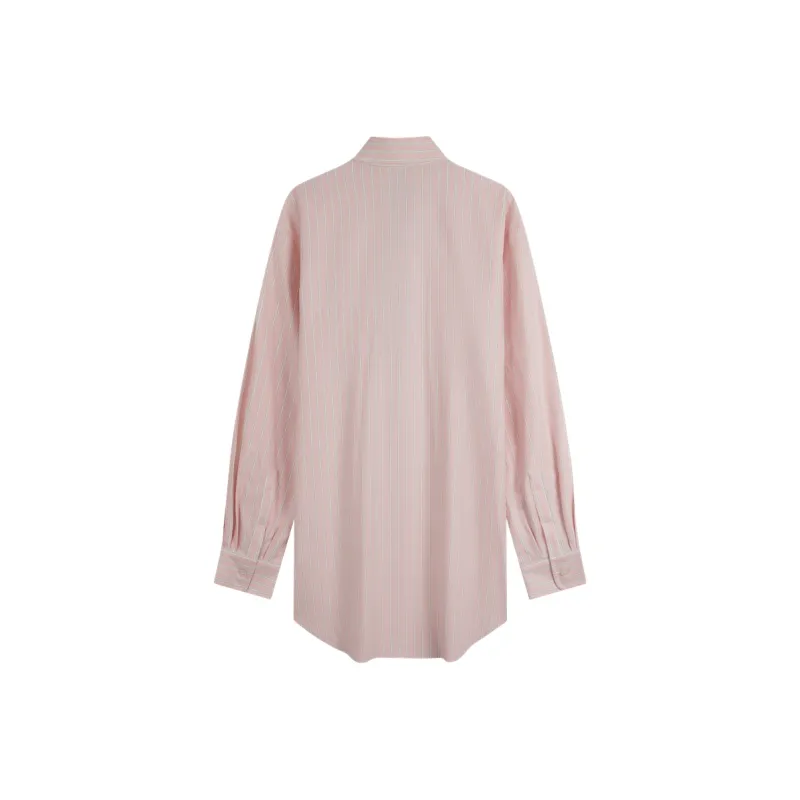 Calvin Klein Shirts Women's VMI Stripes Pink-1