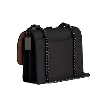 COACH Cow Leather Crossbody Bag Mini Women's Black