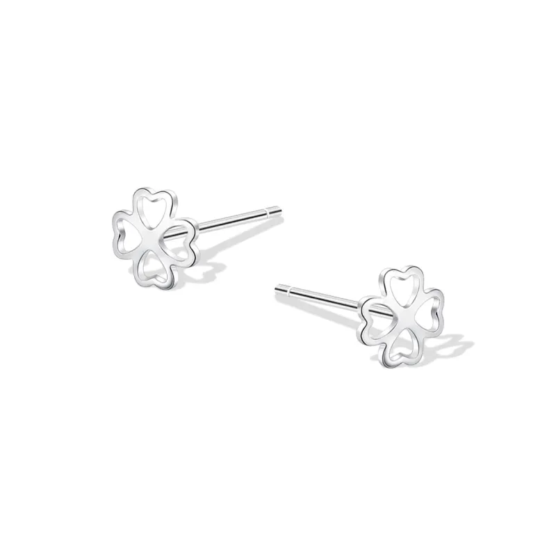 KUMET Sterling Silver Stud Earrings Women's-6