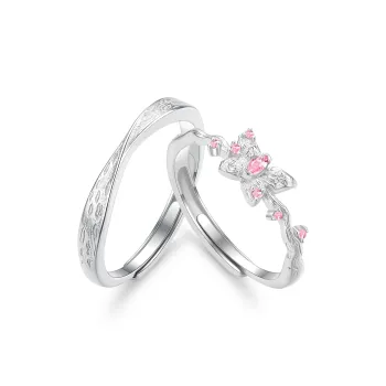 Jodie&Kevin 925 Sterling Silver Rings Unisex