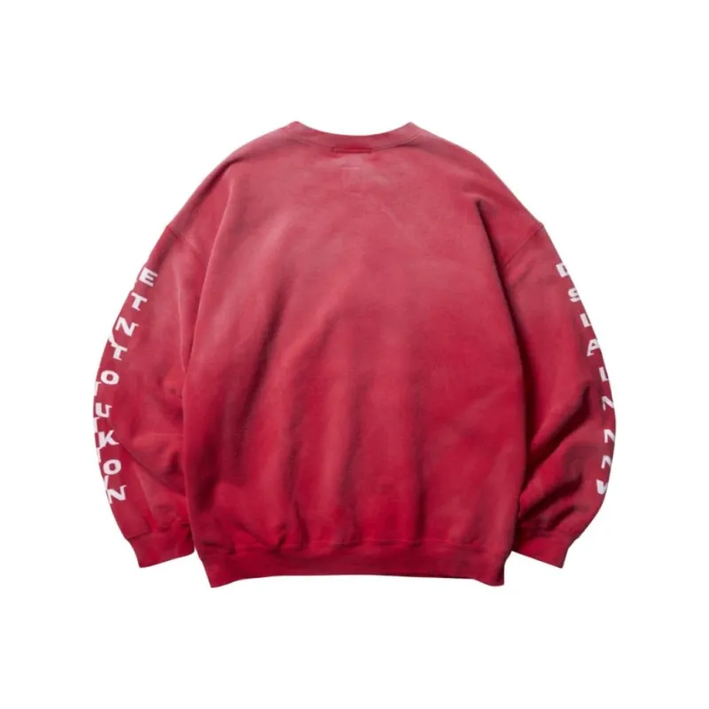 Liberaiders VINTAGE WASHED CREWNECK Sweatshirt Unisex-1