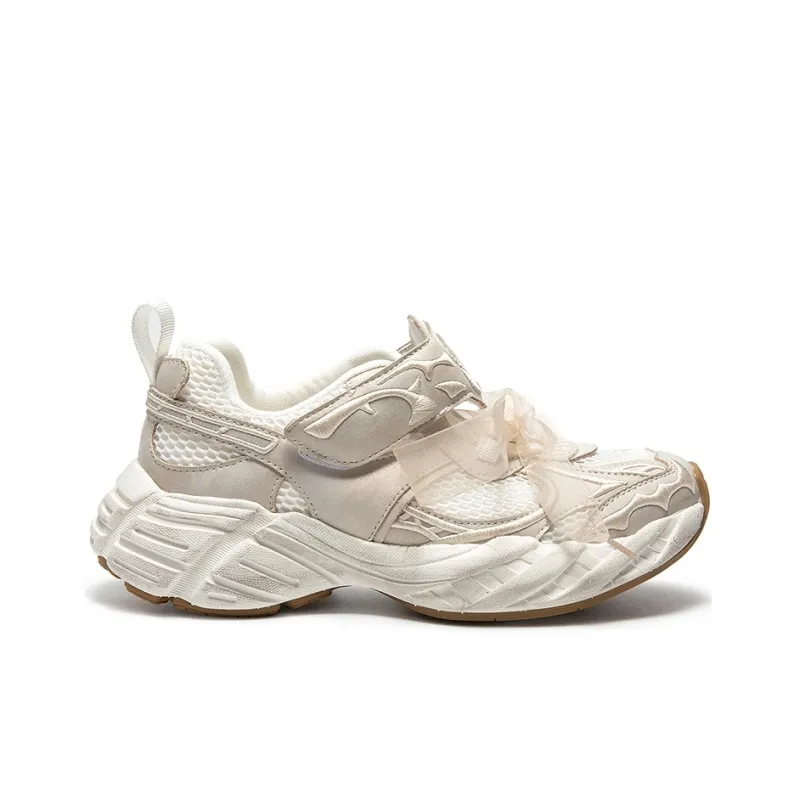 MIO Breathable Height Increase Low Top Chunky Sneakers Women's-8