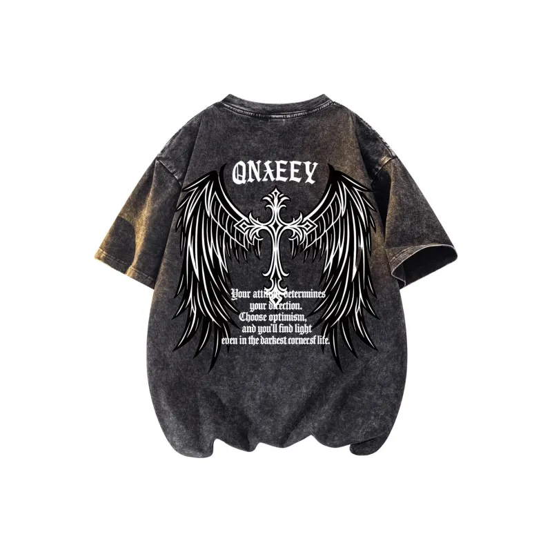 Qnxeey T Shirts Unisex-0
