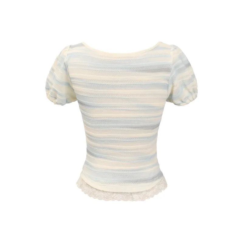 Umoumo T Shirts Women's Blue-1