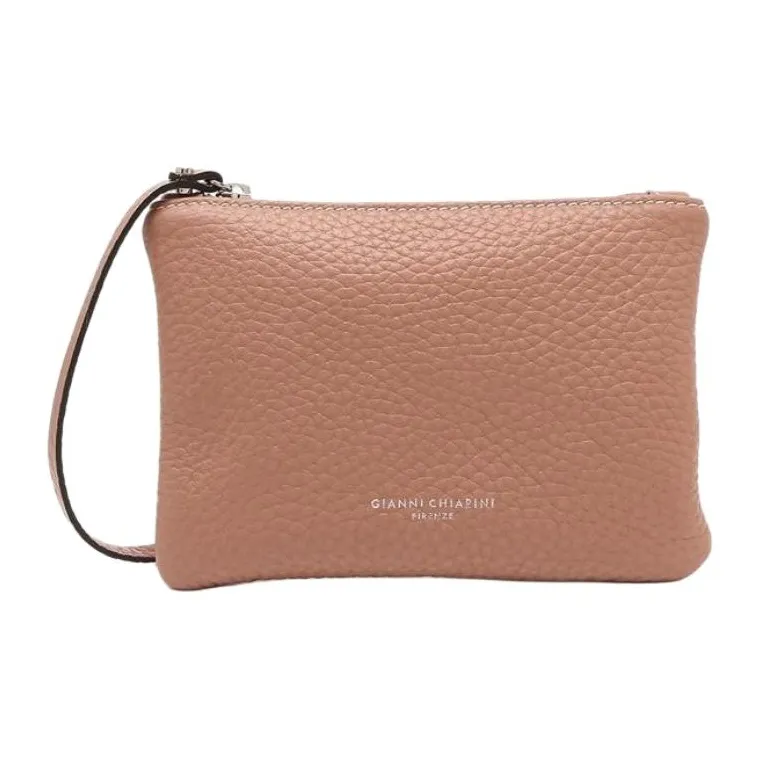 GIANNI CHIARINI Cow Leather Crossbody Bag, Shoulder Bag Women's Brown-6