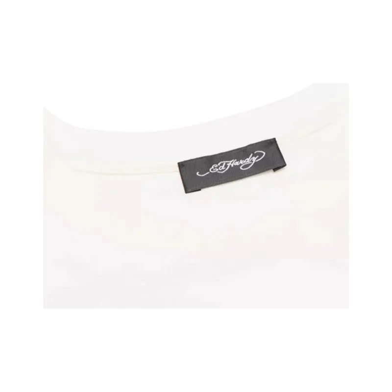 Ed Hardy FW24 T Shirt Men's Ivory White-1