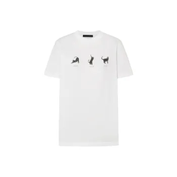 MO&CO T Shirts Women's Raw White