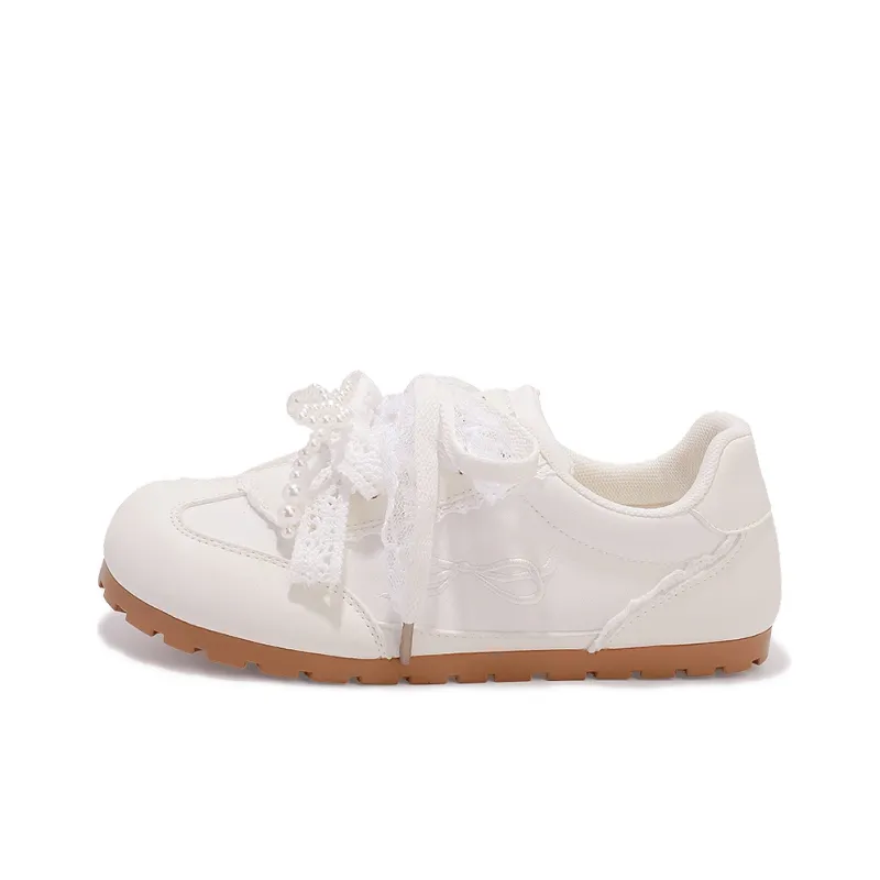 Slip Resistant, Breathable, Lightweight Low Top Essential Casual Shoes For Life Women's Beige Classic Tone-0