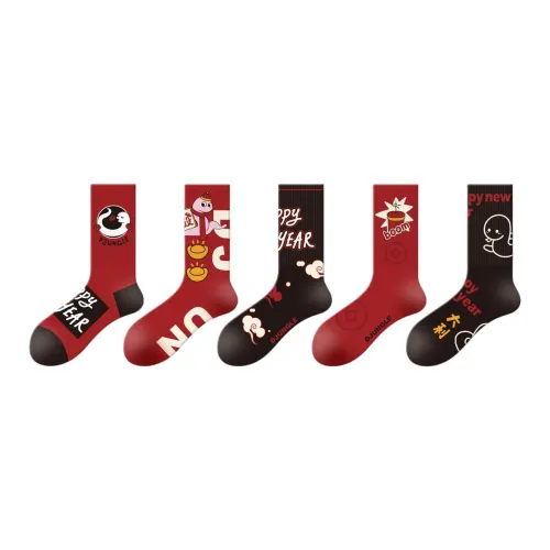 Gentle Welcome Mid Calf Socks Women's 5 Pack