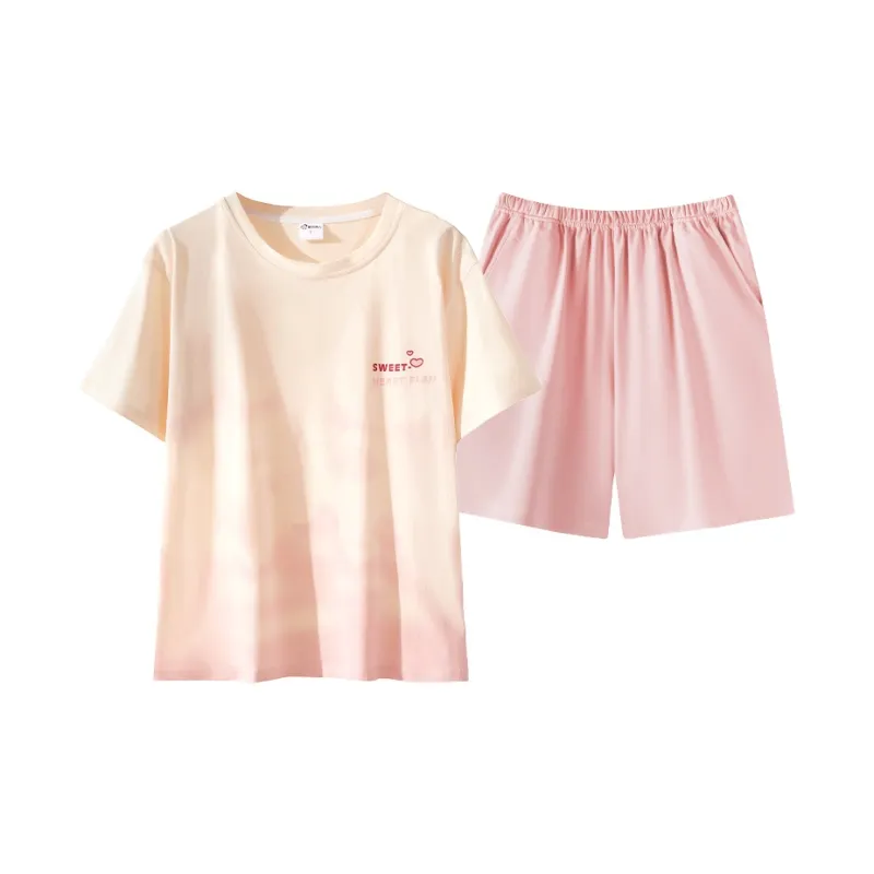 Urban Beauty Pajama Set Comfortable, Skin Friendly, And Breathable Design Women's 2 Piece Set-0