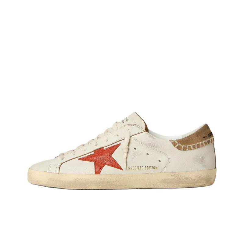 Golden Goose Super Star LTD Low Top Skateboard Shoes Men's White-0